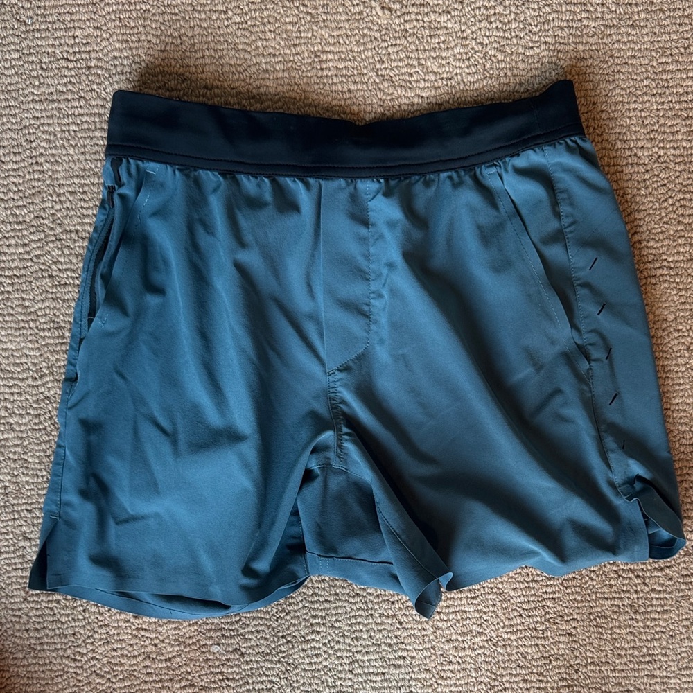 Ten Thousand Men's Athletic Shorts - Blue and Black